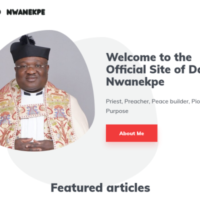 Portfolio Website for Ven David Nwanekpe
